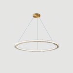 Lunara Dual-Ring Crystal Chandelier - Lamp Outdoor