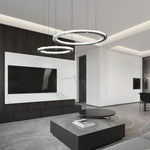 Lunara Dual-Ring Crystal Chandelier - Lamp Outdoor
