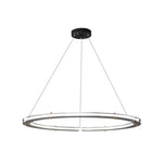 Lunara Dual-Ring Crystal Chandelier - Lamp Outdoor
