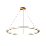 Lunara Dual-Ring Crystal Chandelier - Lamp Outdoor
