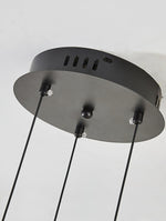 Chandelier Black White Rods and Globe Modern - Lamp Outdoor