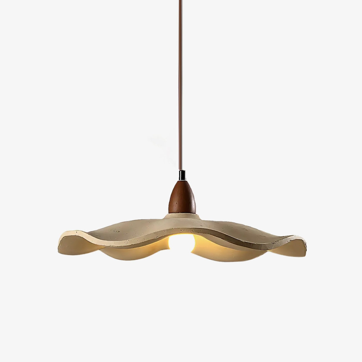 Cement Wave Pendant Light - Lamp Outdoor