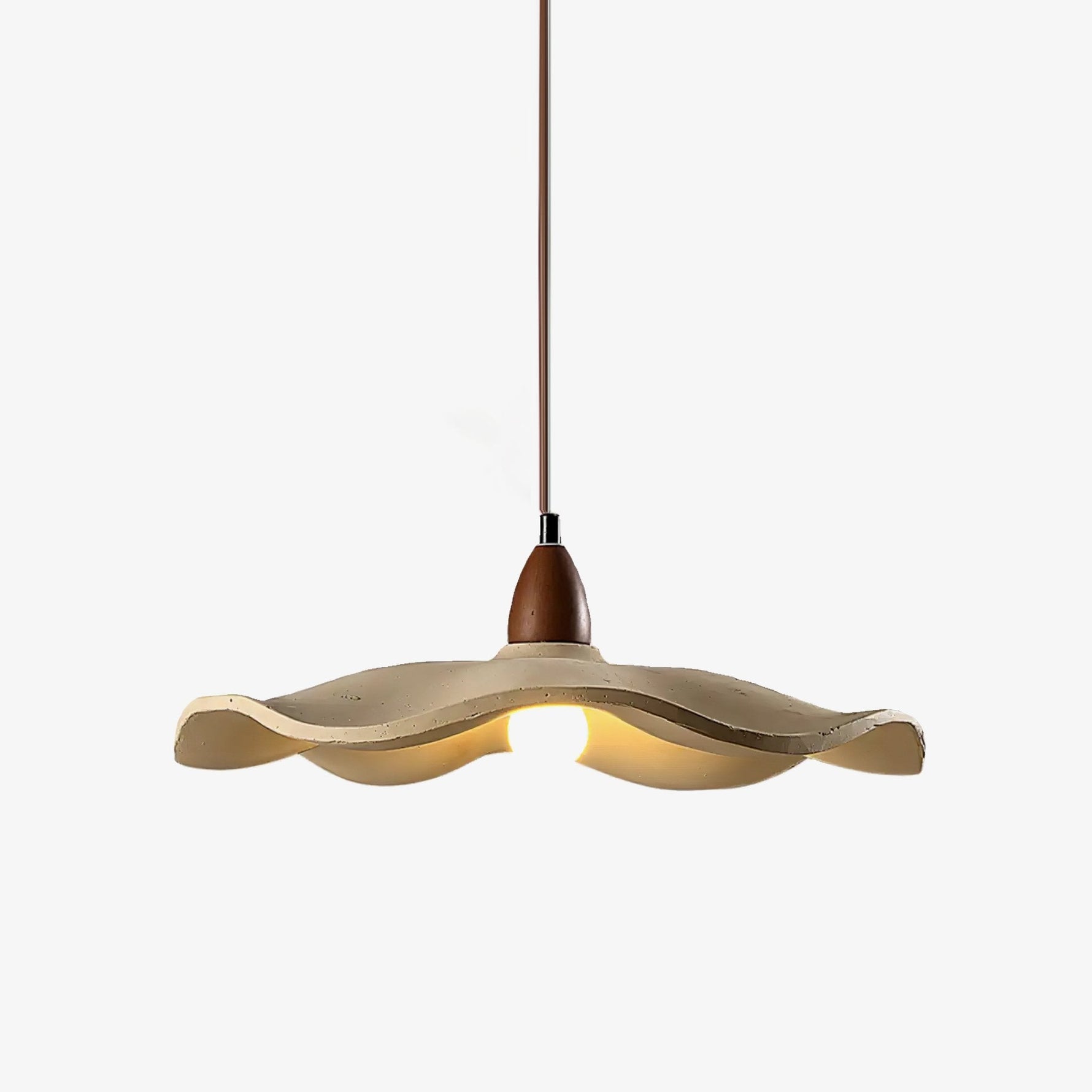 Cement Wave Pendant Light - Lamp Outdoor