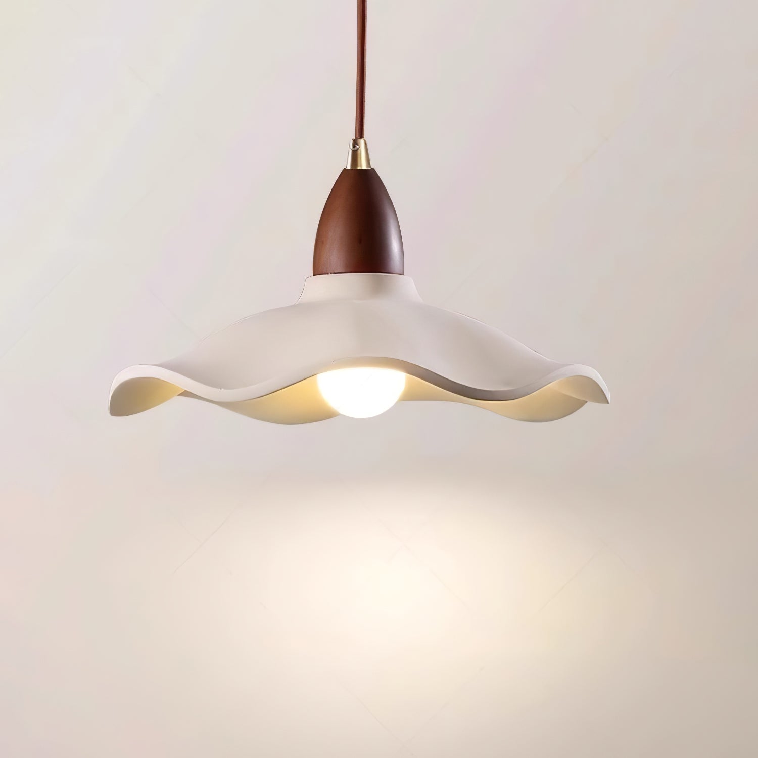 Cement Wave Pendant Light - Lamp Outdoor