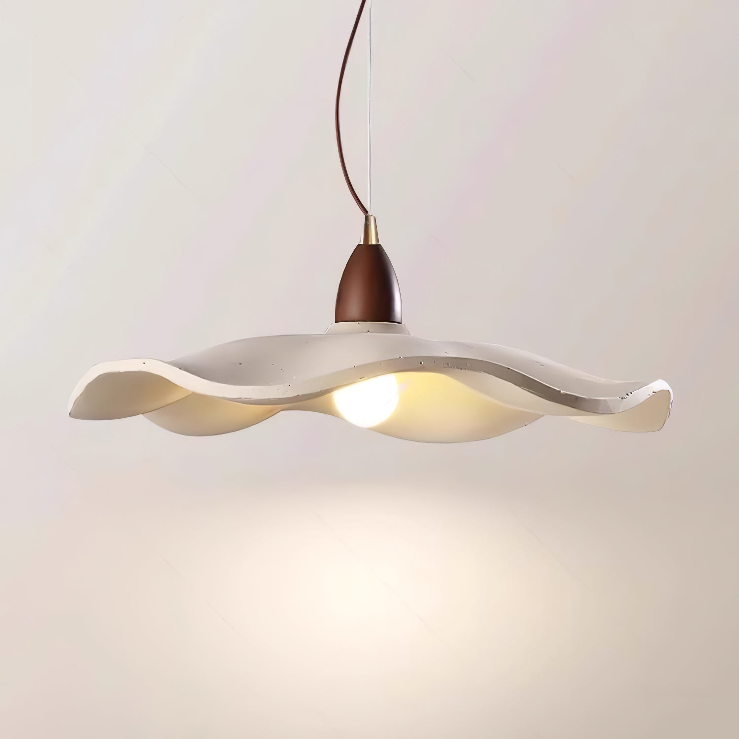 Cement Wave Pendant Light - Lamp Outdoor