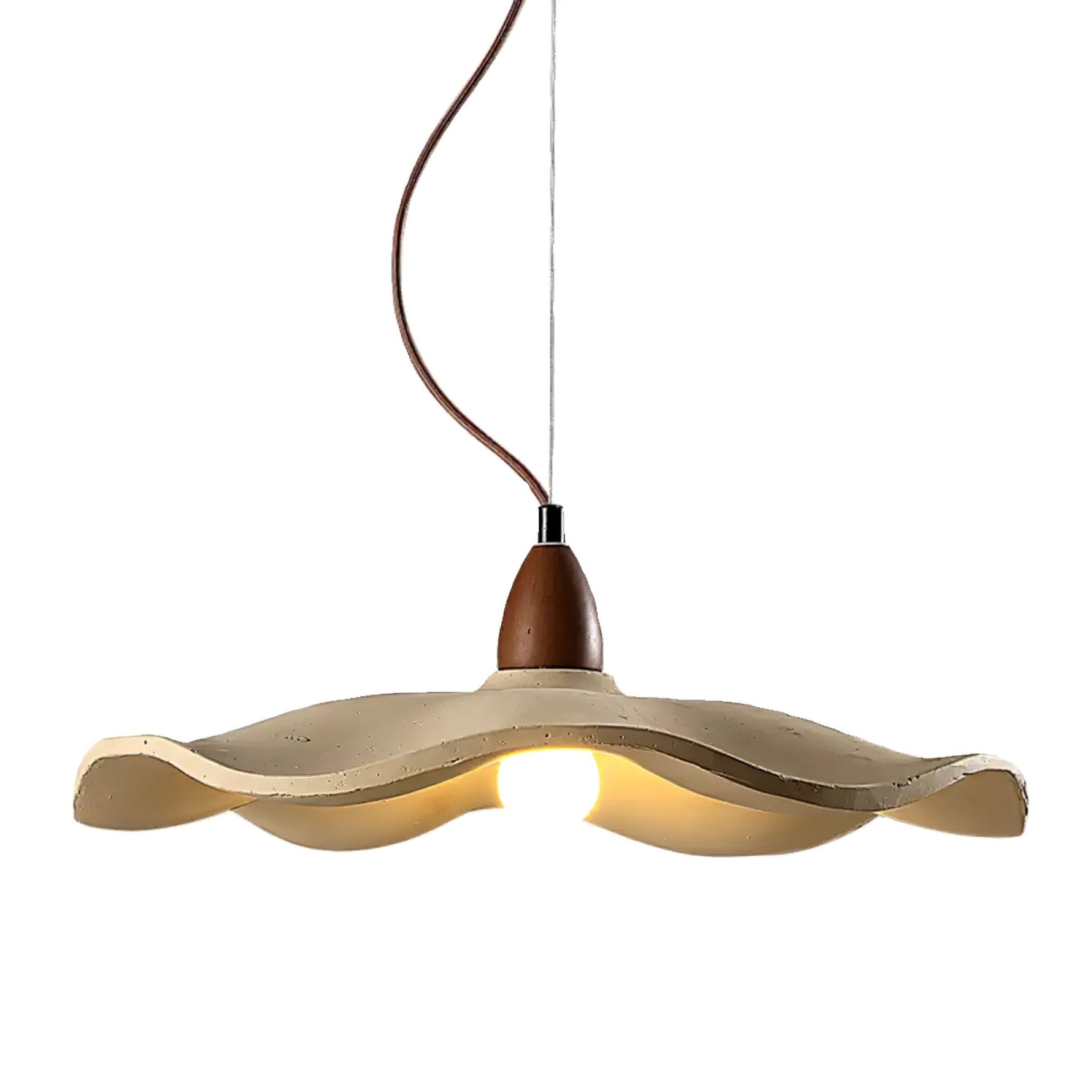Cement Wave Pendant Light - Lamp Outdoor
