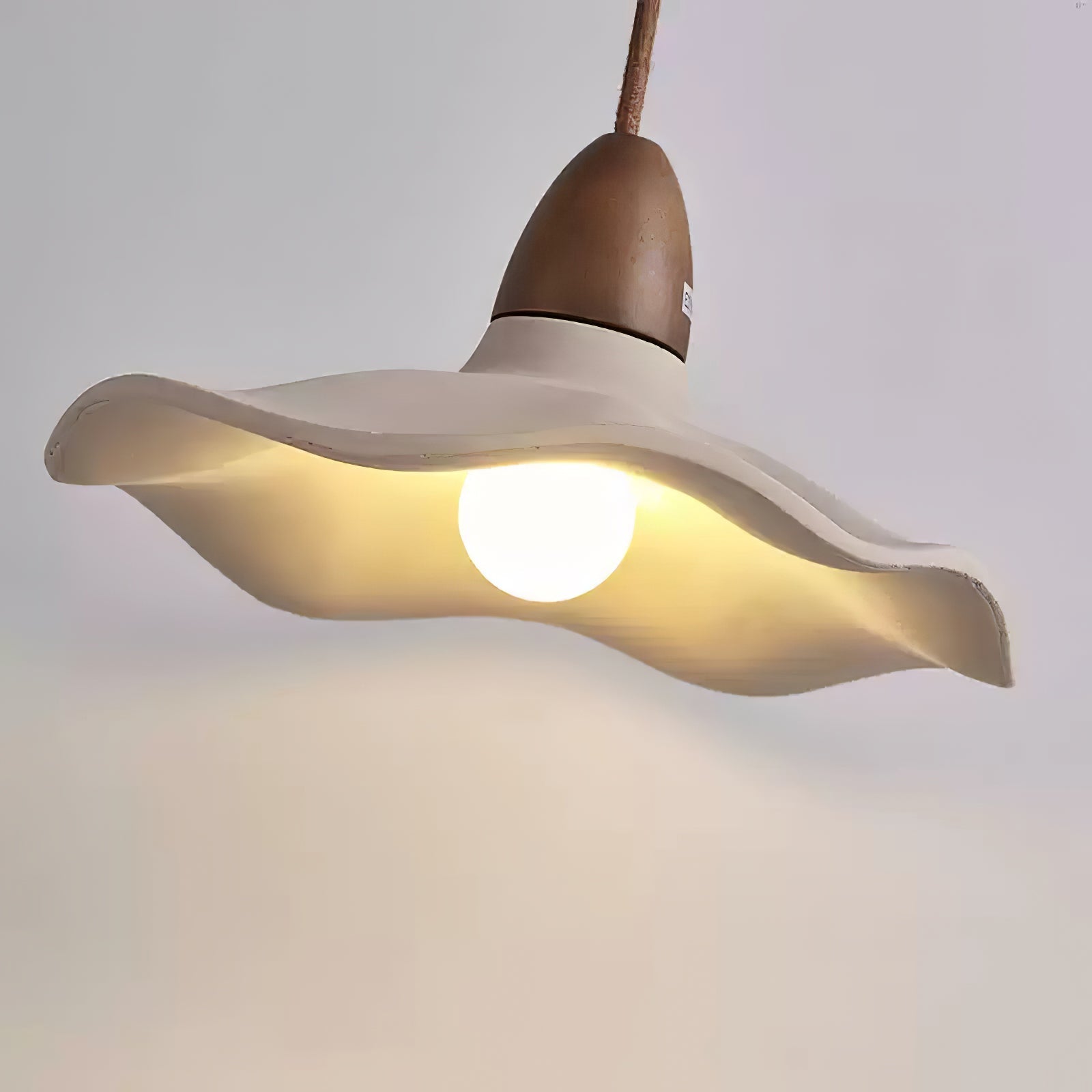 Cement Wave Pendant Light - Lamp Outdoor