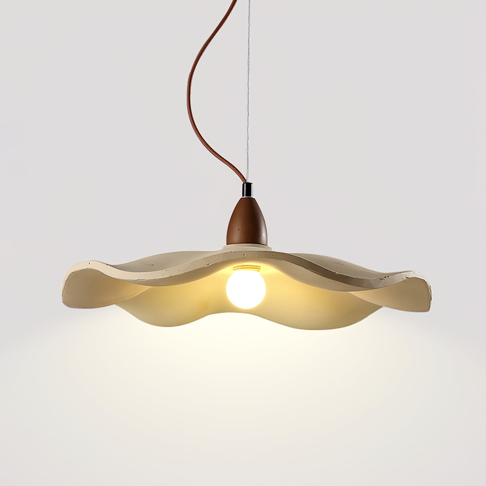 Cement Wave Pendant Light - Lamp Outdoor