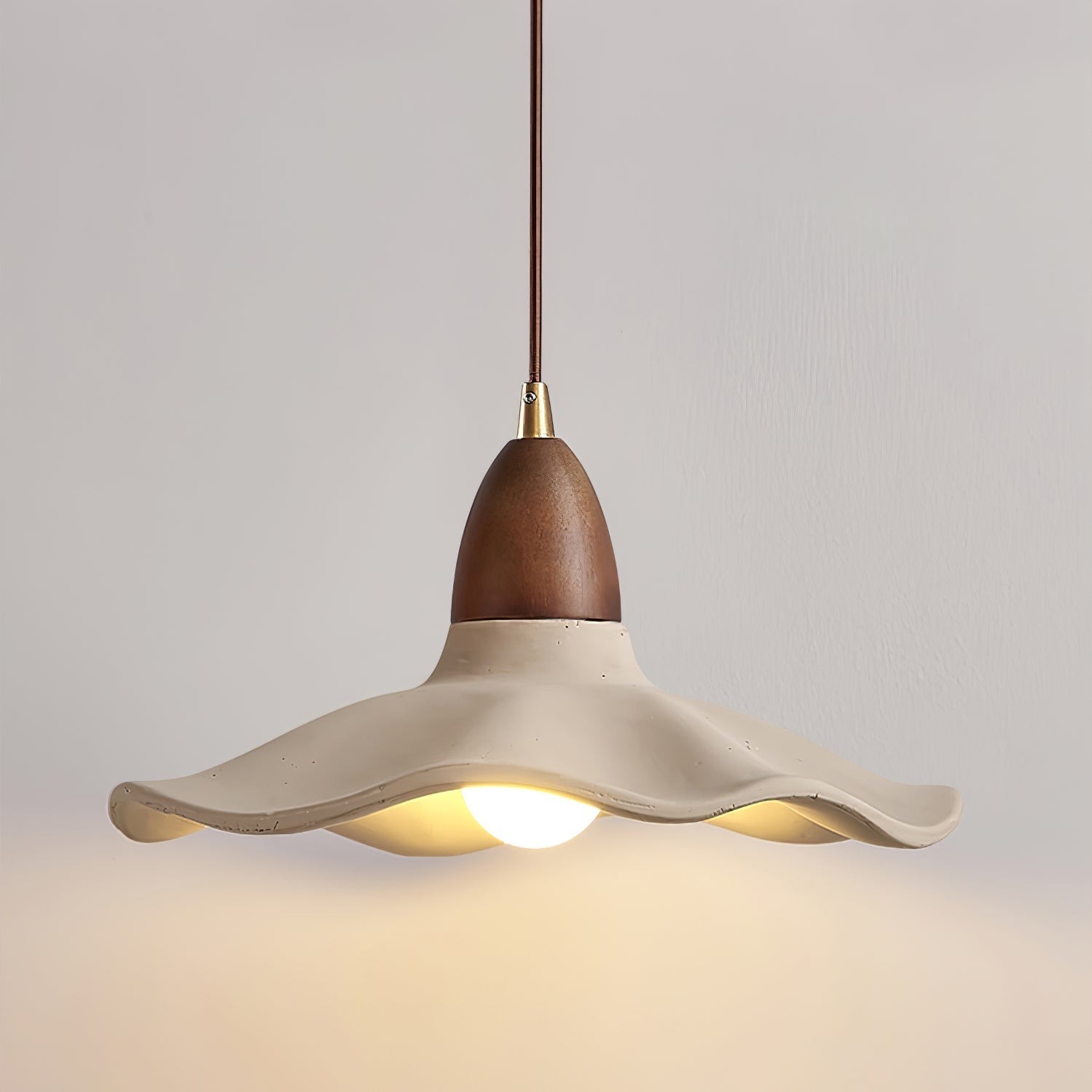 Cement Wave Pendant Light - Lamp Outdoor