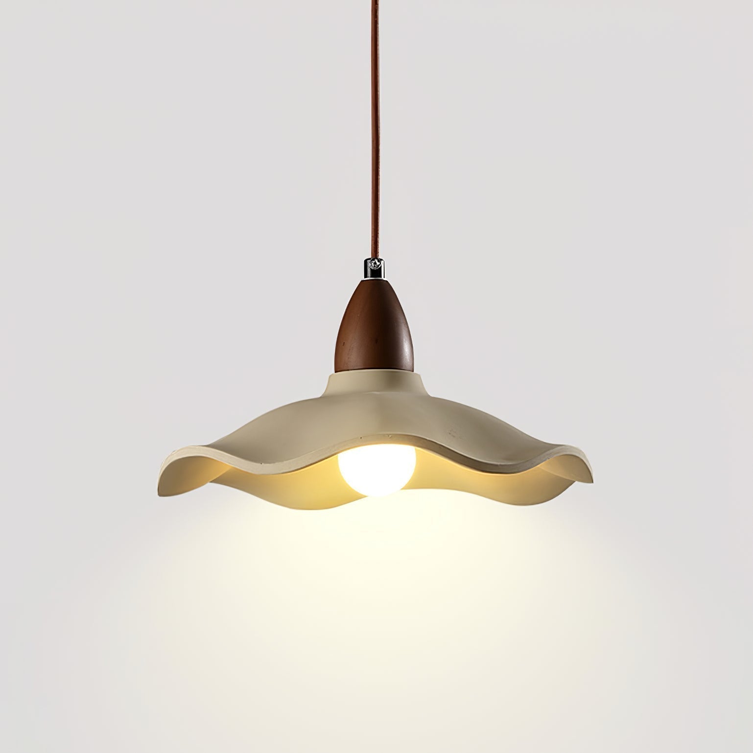 Cement Wave Pendant Light - Lamp Outdoor