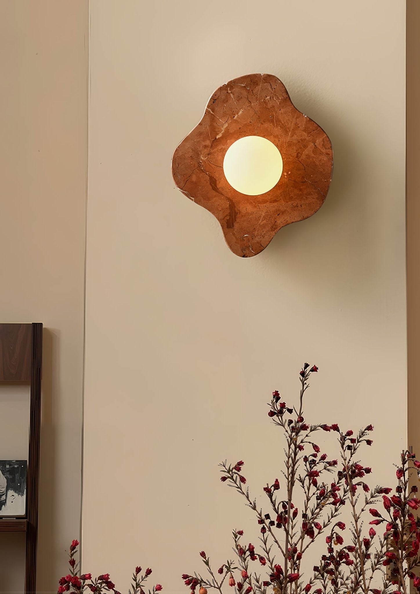 Bloom Rustic Marble Wall Lamp - Lamp Outdoor