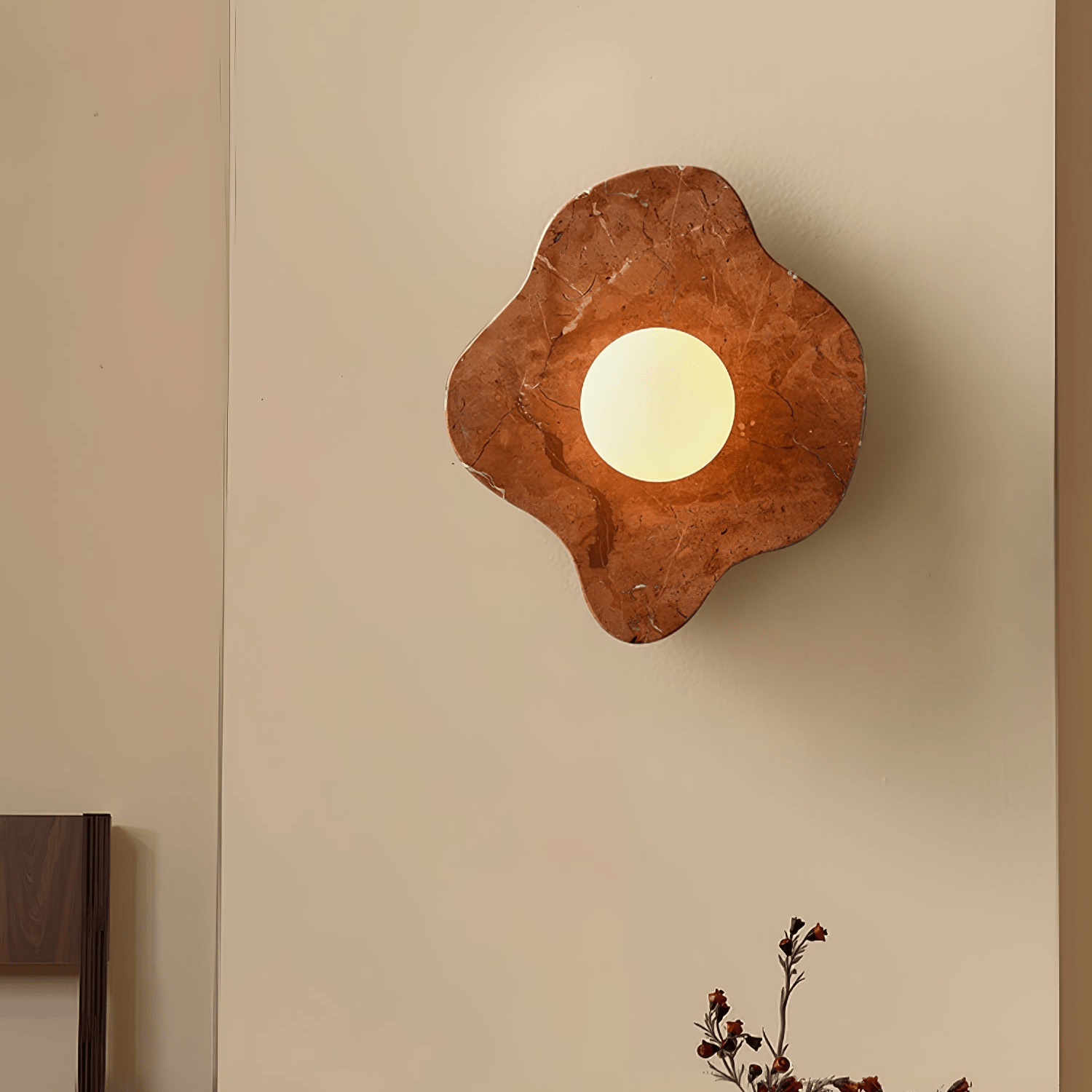 Bloom Rustic Marble Wall Lamp - Lamp Outdoor