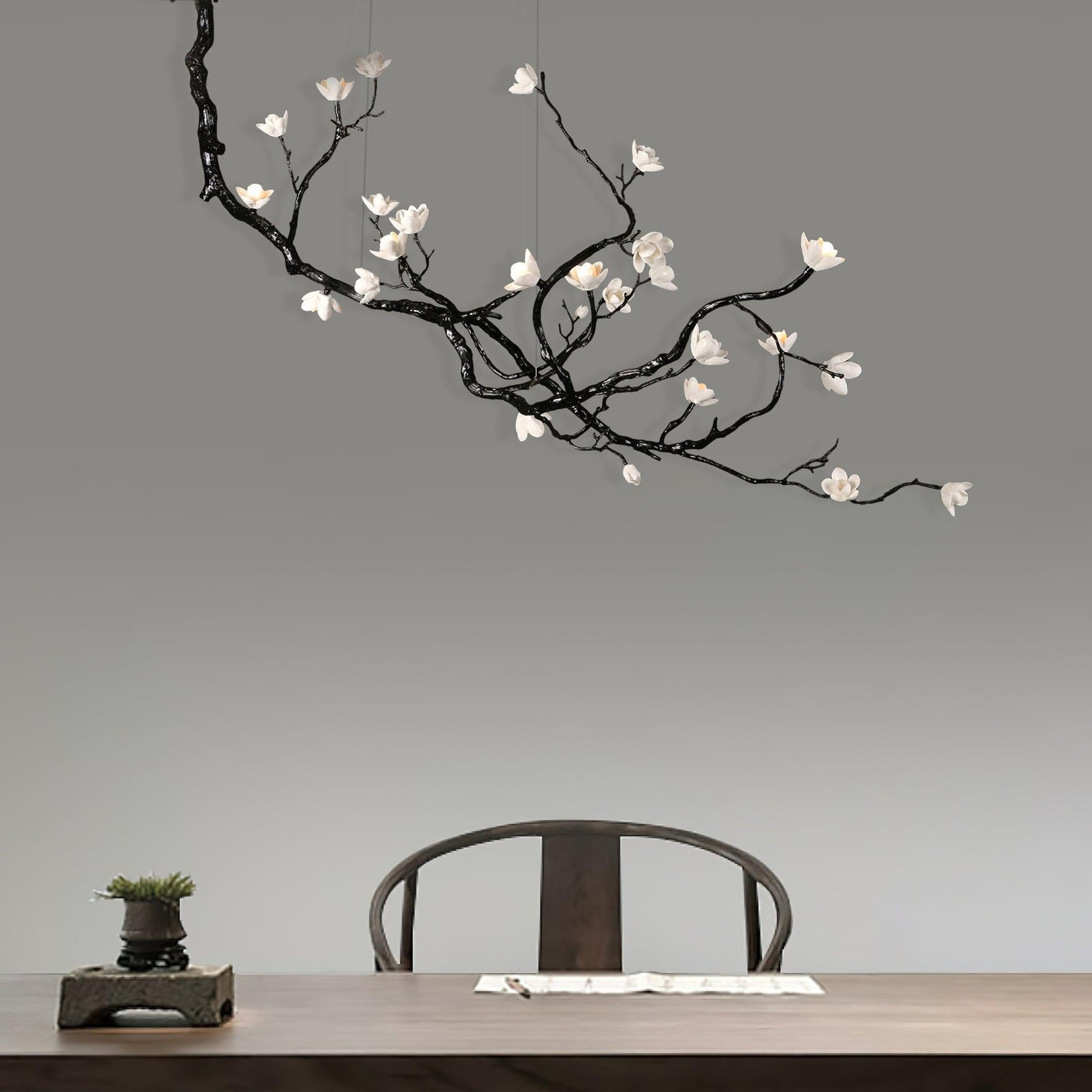 Ceramic Flower Chandelier - Lamp Outdoor