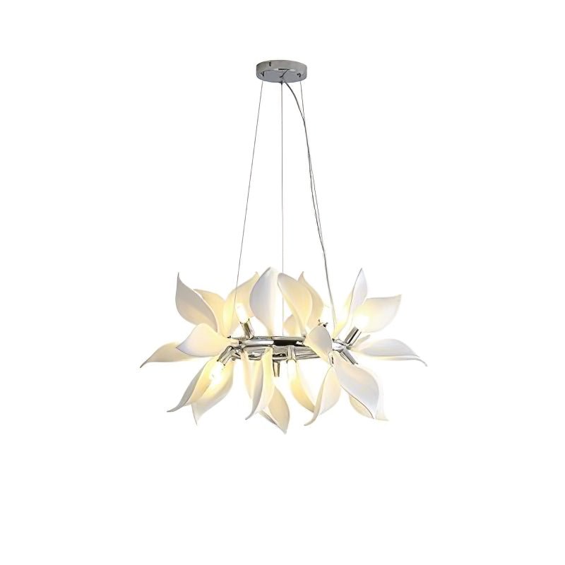 Ceramic Petals Blooming Chandelier - Lamp Outdoor
