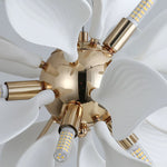 Ceramic Petals Blooming Chandelier - Lamp Outdoor