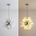 Ceramic Petals Blooming Chandelier - Lamp Outdoor