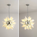 Ceramic Petals Blooming Chandelier - Lamp Outdoor