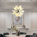 Ceramic Petals Blooming Chandelier - Lamp Outdoor