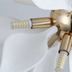 Ceramic Petals Blooming Chandelier - Lamp Outdoor