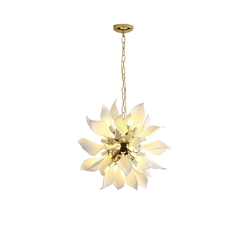 Ceramic Petals Blooming Chandelier - Lamp Outdoor