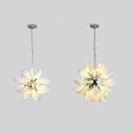 Ceramic Petals Blooming Chandelier - Lamp Outdoor