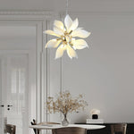 Ceramic Petals Blooming Chandelier - Lamp Outdoor