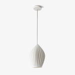 Ceramic Ribbed Pendant Light - Lamp Outdoor