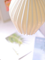 Ceramic Ribbed Pendant Light - Lamp Outdoor