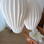 Ceramic Ribbed Pendant Light - Lamp Outdoor