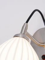 Zotalisra Modern Minimalist Ribbed Ceramic Wall light - Lamp Outdoor
