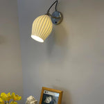 Zotalisra Modern Minimalist Ribbed Ceramic Wall light - Lamp Outdoor
