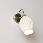 Zotalisra Modern Minimalist Ribbed Ceramic Wall light - Lamp Outdoor