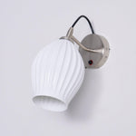 Zotalisra Modern Minimalist Ribbed Ceramic Wall light - Lamp Outdoor