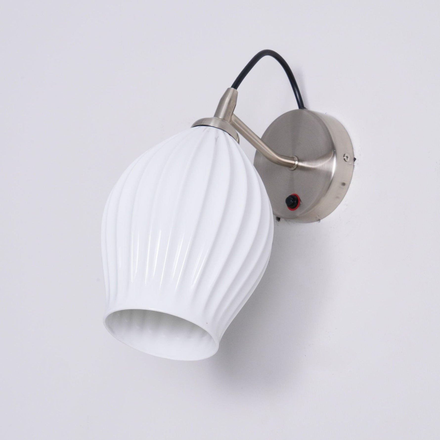 Zotalisra Modern Minimalist Ribbed Ceramic Wall light - Lamp Outdoor