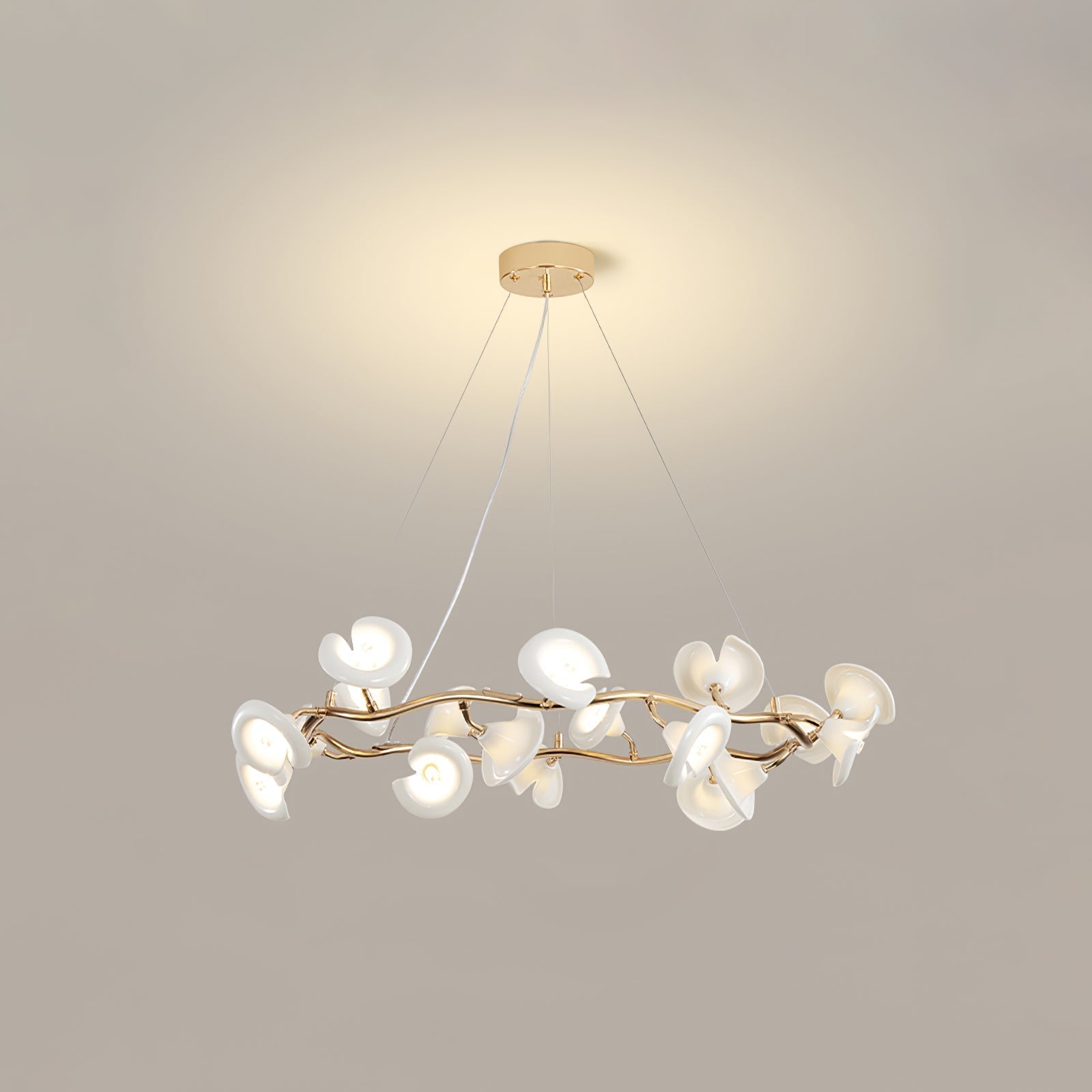 Aurora Chandelier Blossom Branch Elegant - Lamp Outdoor