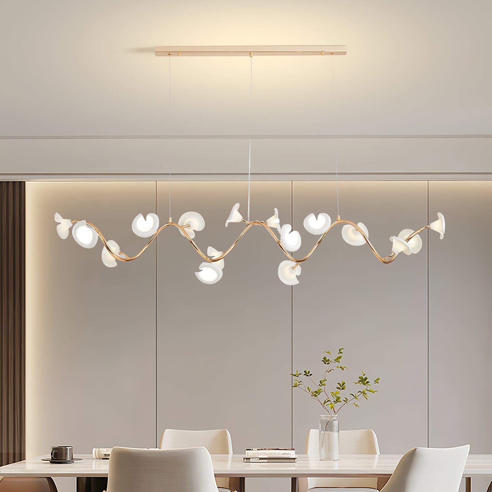 Aurora Chandelier Blossom Branch Elegant - Lamp Outdoor