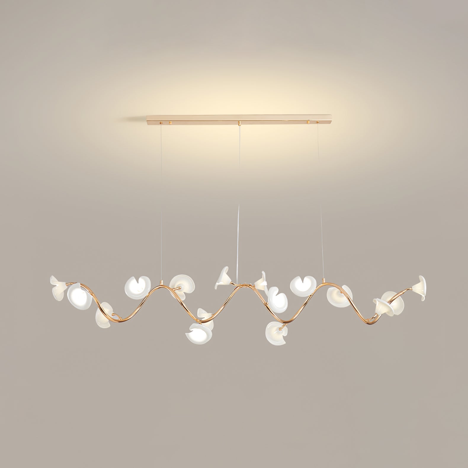Aurora Chandelier Blossom Branch Elegant - Lamp Outdoor