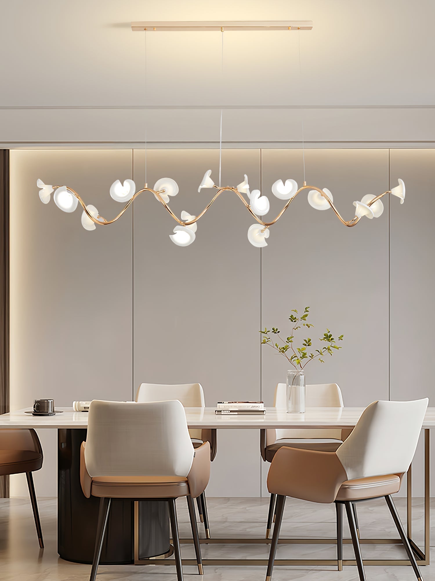 Aurora Chandelier Blossom Branch Elegant - Lamp Outdoor