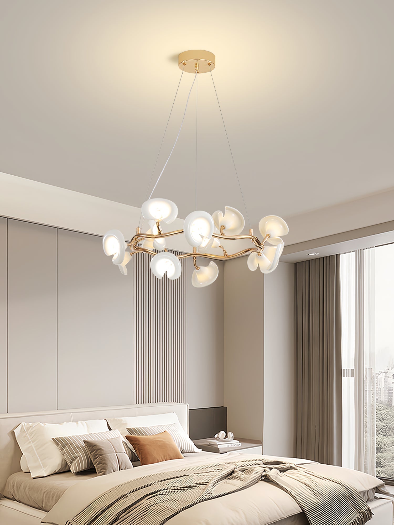 Aurora Chandelier Blossom Branch Elegant - Lamp Outdoor