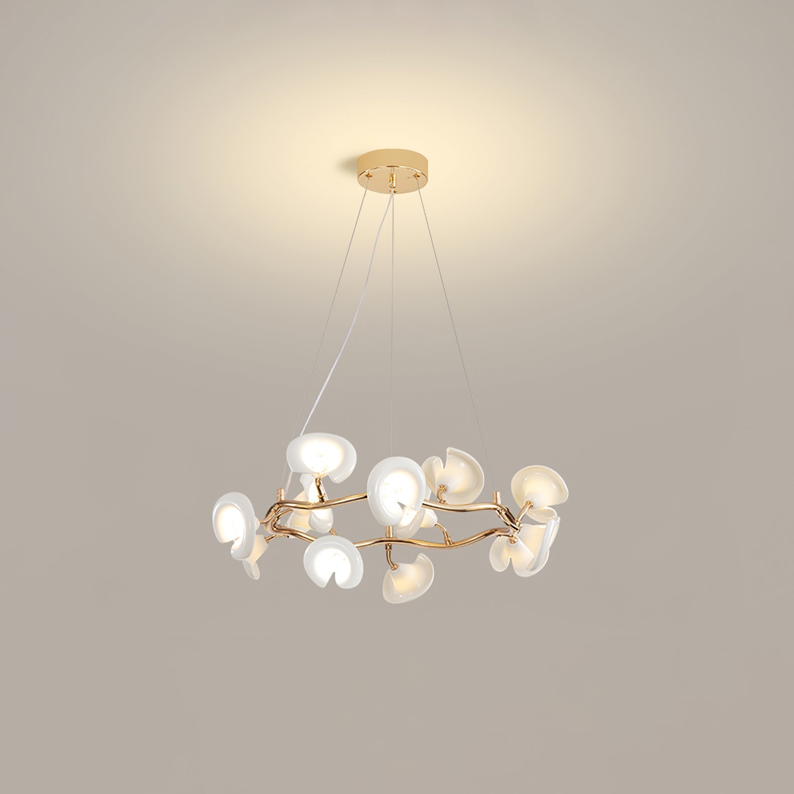 Aurora Chandelier Blossom Branch Elegant - Lamp Outdoor