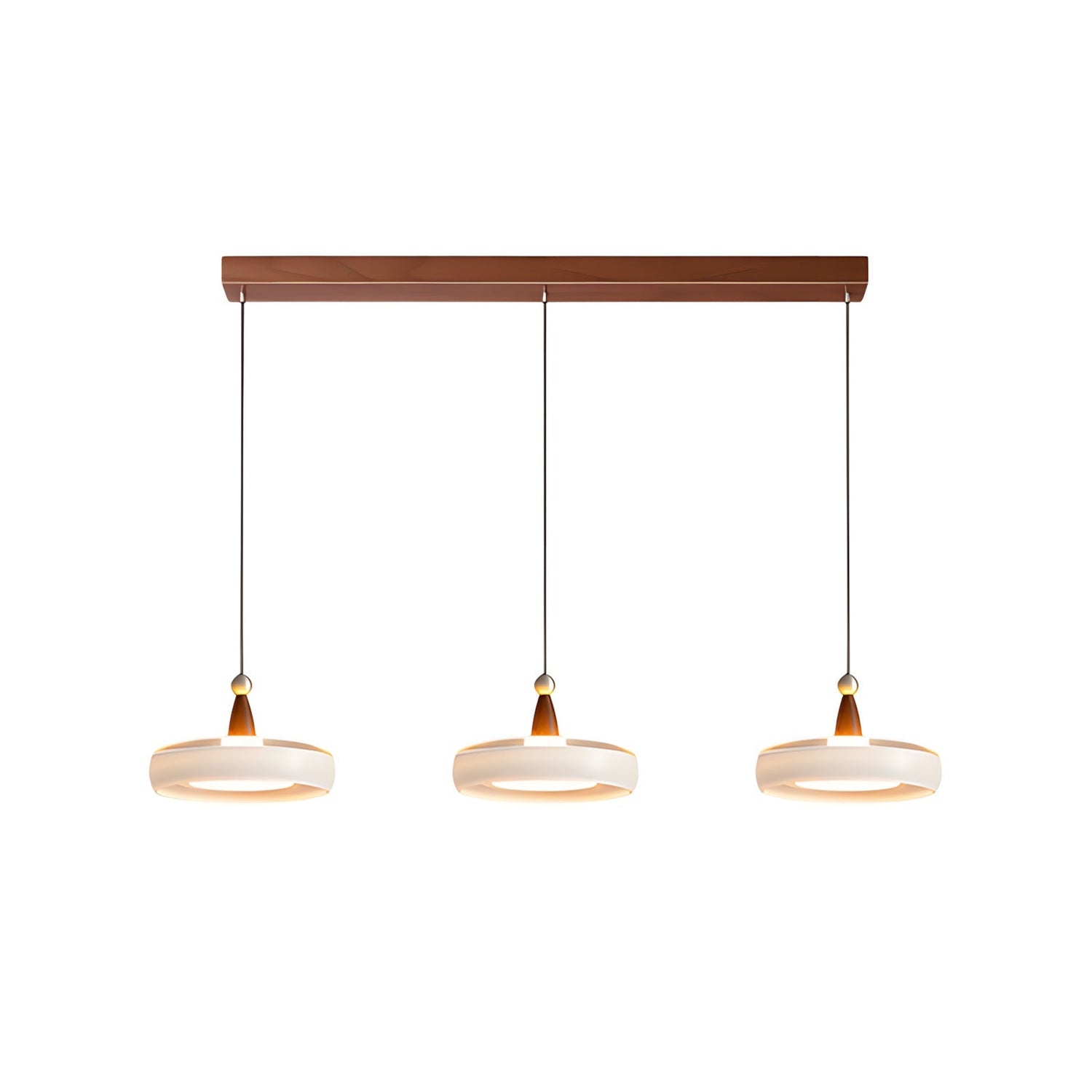 Champagne Modern Glass Pendant Light