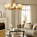 Antique Brass Chandelier - Lamp Outdoor