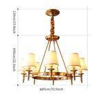 Antique Brass Chandelier - Lamp Outdoor