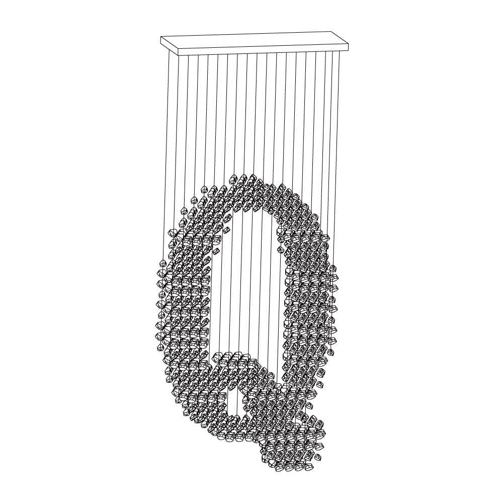 Zoe Modern Stone Chandeliers - Lamp Outdoor