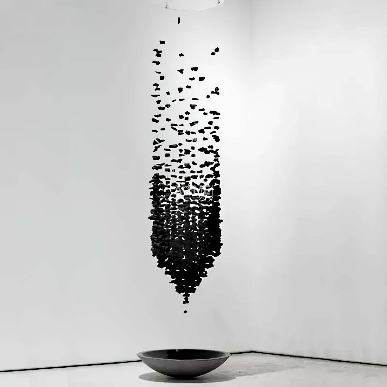 Arsilus Charcoal Stone Sculptural Chandelier - Lamp Outdoor