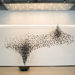 Arsilus Charcoal Stone Shape Hourglass Sculptural Chandelier - Lamp Outdoor