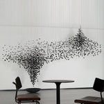 Arsilus Charcoal Stone Shape Hourglass Sculptural Chandelier - Lamp Outdoor