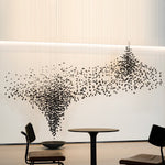 Arsilus Charcoal Stone Shape Hourglass Sculptural Chandelier - Lamp Outdoor