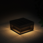 Ray Outdoor Post Lamps Modern Square Solar - Lamp Outdoor