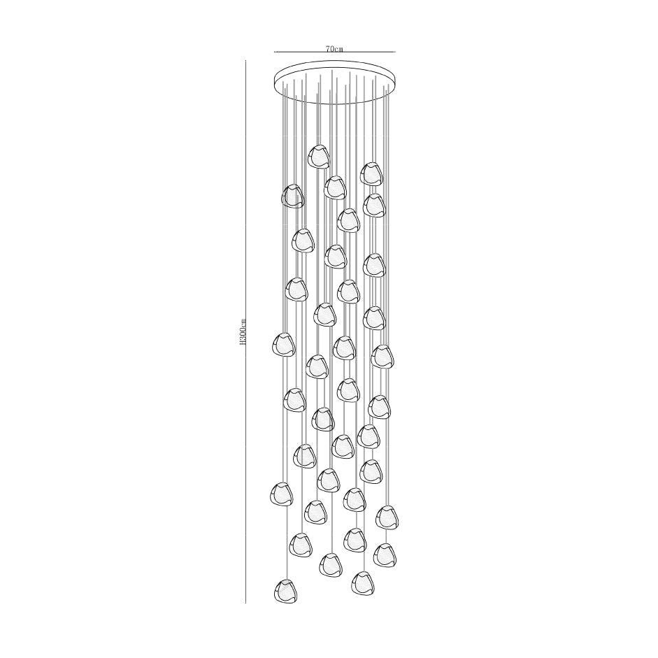 Cherry Crystal Pendant Lamp - Lamp Outdoor